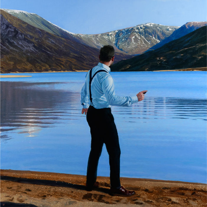 IF6109-Iain Faulkner-Throwing Stones Loch Callater-Signed Limited Edition Print