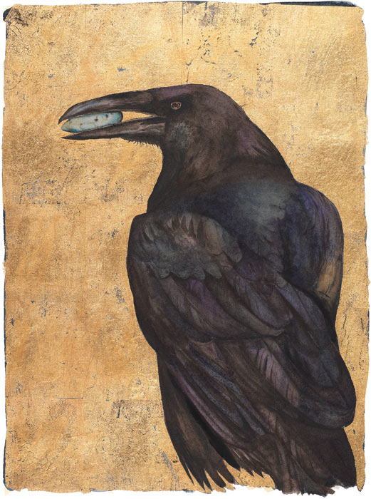 The Lost Words - Jackie Morris - Raven - Signed Limited Edition Print