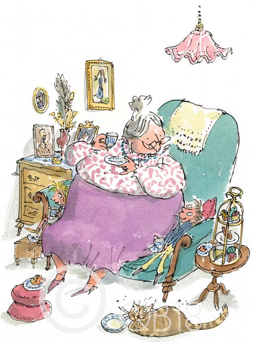 Quentin Blake - G is for Grandma - Collectors Edition Print