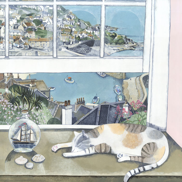 mani-parkes-the-lazy-mousehole-cat-print