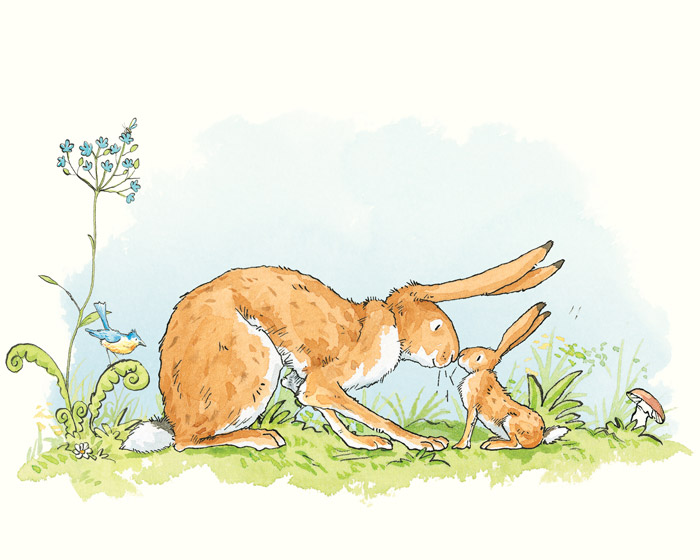 AJ9351 - Anita Jeram - Guess how much I love you - Kiss Print