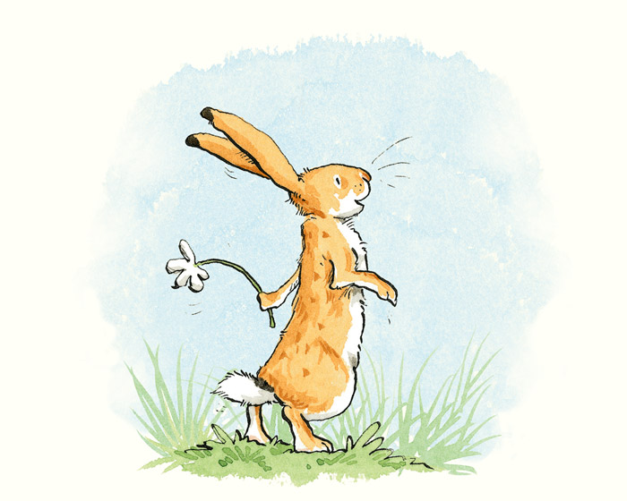 AJ9352 - Anita Jeram - Guess how much I love you - Daisy Print