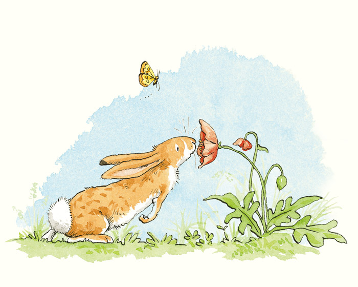 AJ9356 - Anita Jeram - Guess how much I love you - Poppy Print