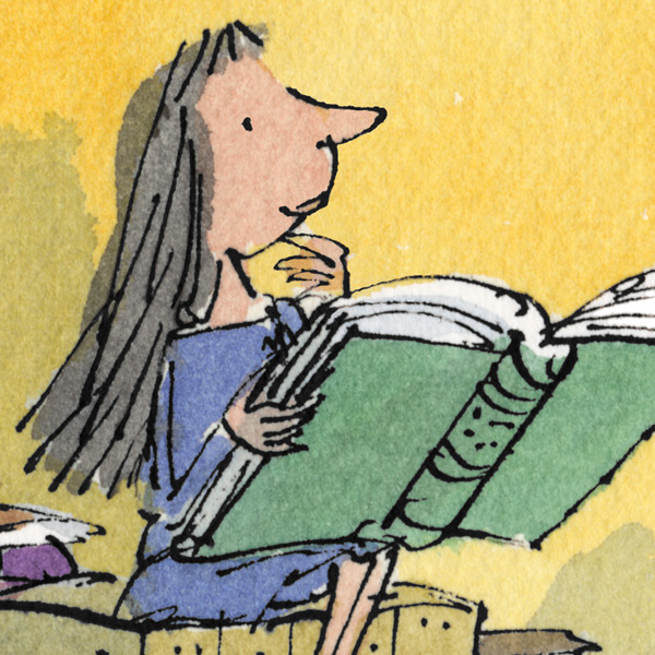 Roald Dahl & Quentin Blake - The books transported her.… Roald Dahl & Quentin Blake - The books transported her.…