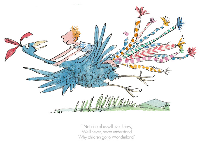 RD9268-Roald-Dahl-Quentin-Blake-Dirty-Beasts-Why-children-go-to-Wonderland-Print