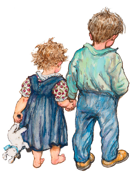 Shirley Hughes - Alfie & Annie Rose - Signed Limited Edition Print