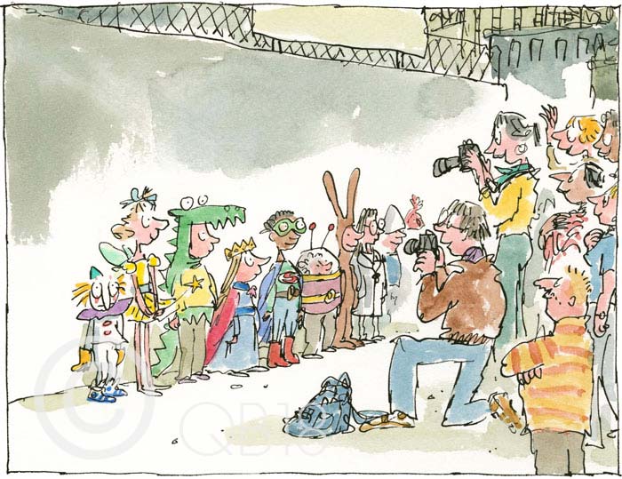 Quentin Blake - School Fancy Dress - Collectors Edition Print